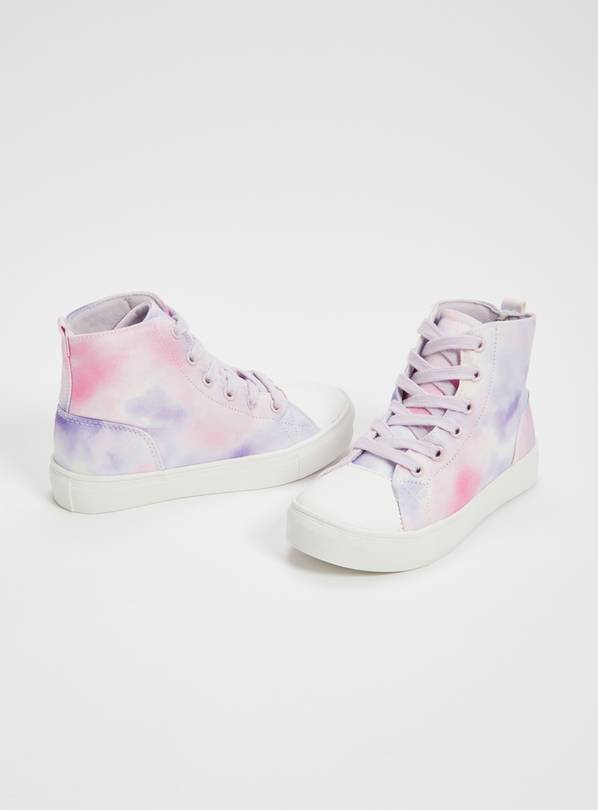 Pastel Tie Dye High Top Trainers - 12.5 Infant